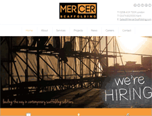 Tablet Screenshot of mercerscaffolding.com